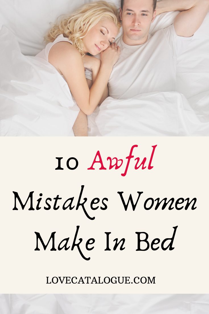mistakes women make while on top