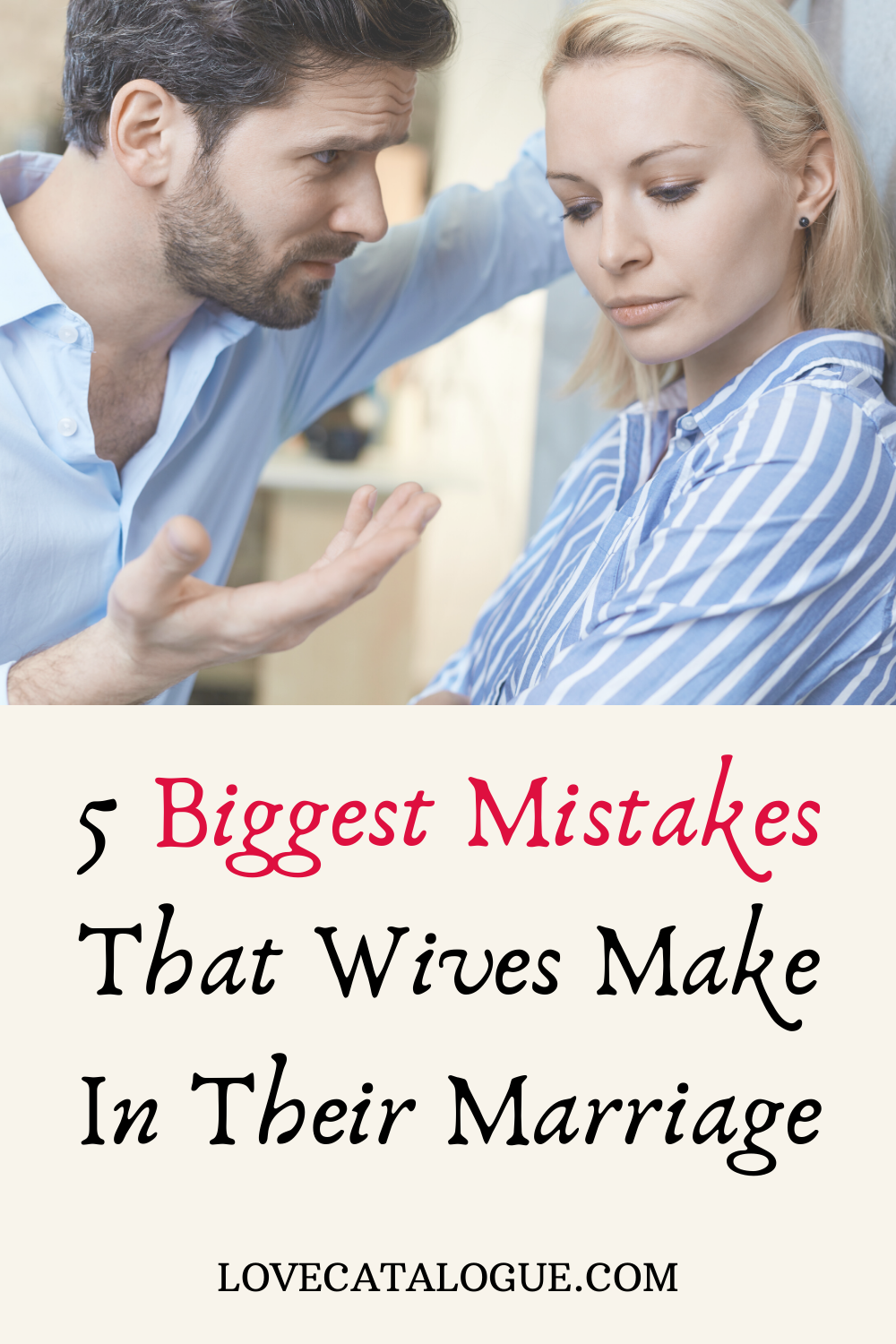 Mistakes in relationship