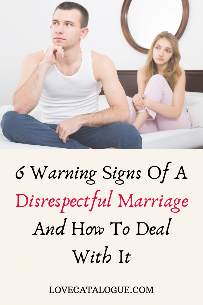 How To Deal With Disrespect In Marriage - Love Catalogue